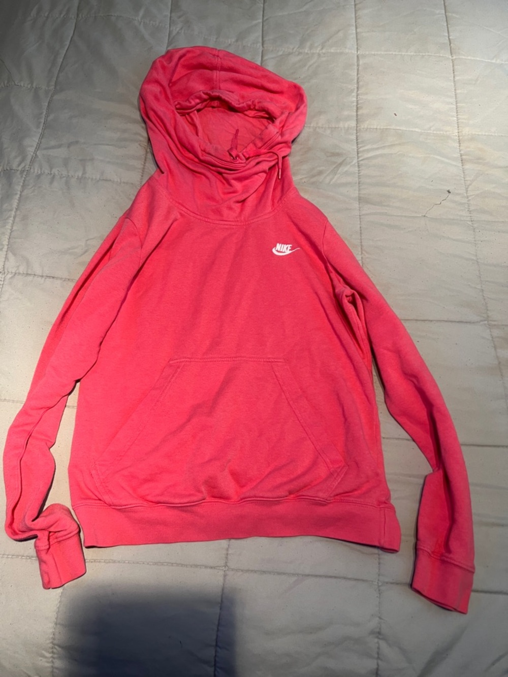 Nike Women’s Coral Pink Pullover Hoodie